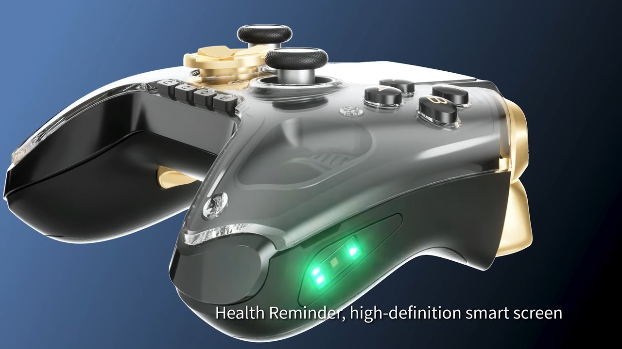 The heart rate monitor on the Anbernic RG G01