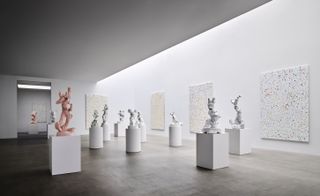 exhibition installed at the new Gagosian in New York