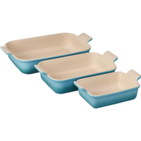 Le Creuset Rectangular Baking Dishes, Set of 3 | Was $195.00