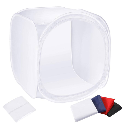 Neewer 24in Photo Studio Light Box Kit with 4 Backdrops