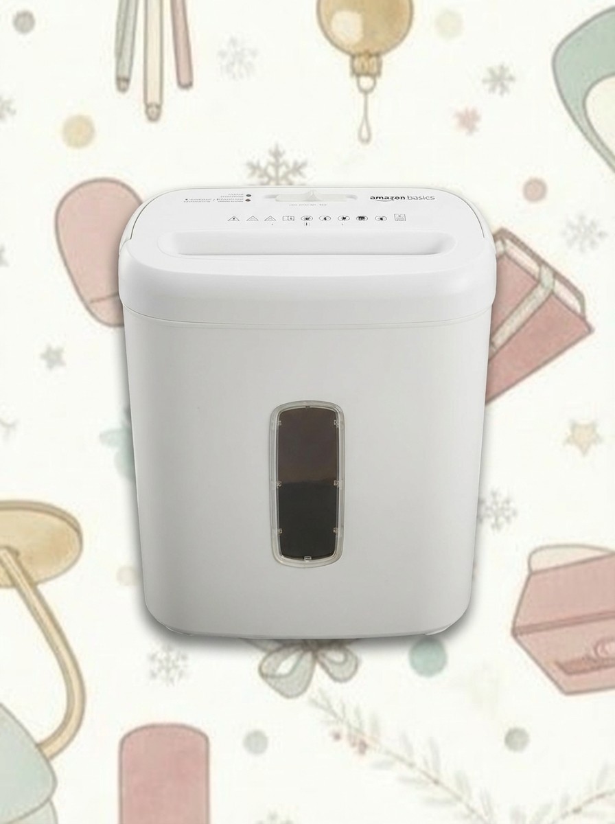 Amazon Basics Cross Cut Paper and Credit Card Shredder