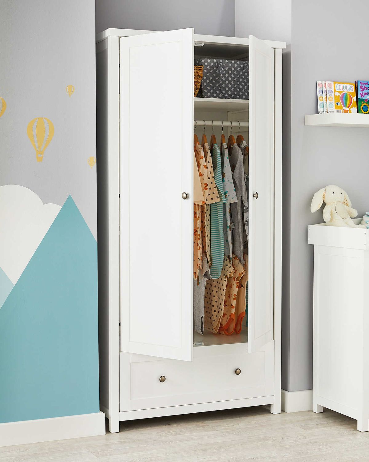 aldi nursery wardrobe