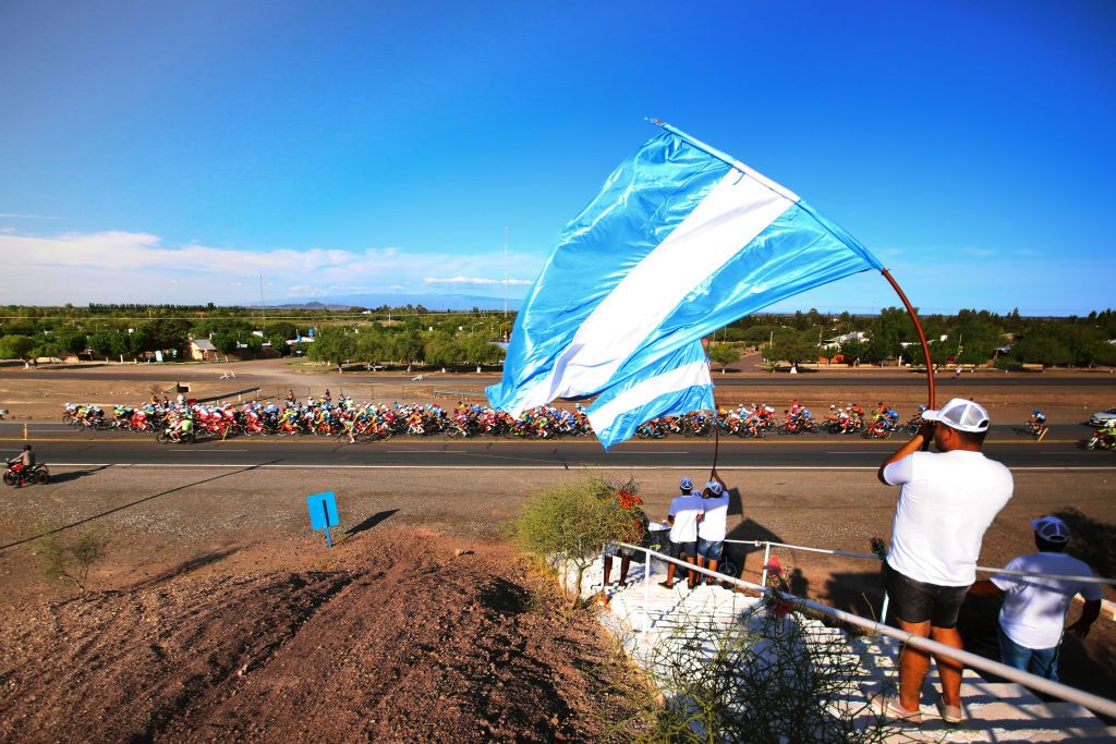 The fans came out to the roadside