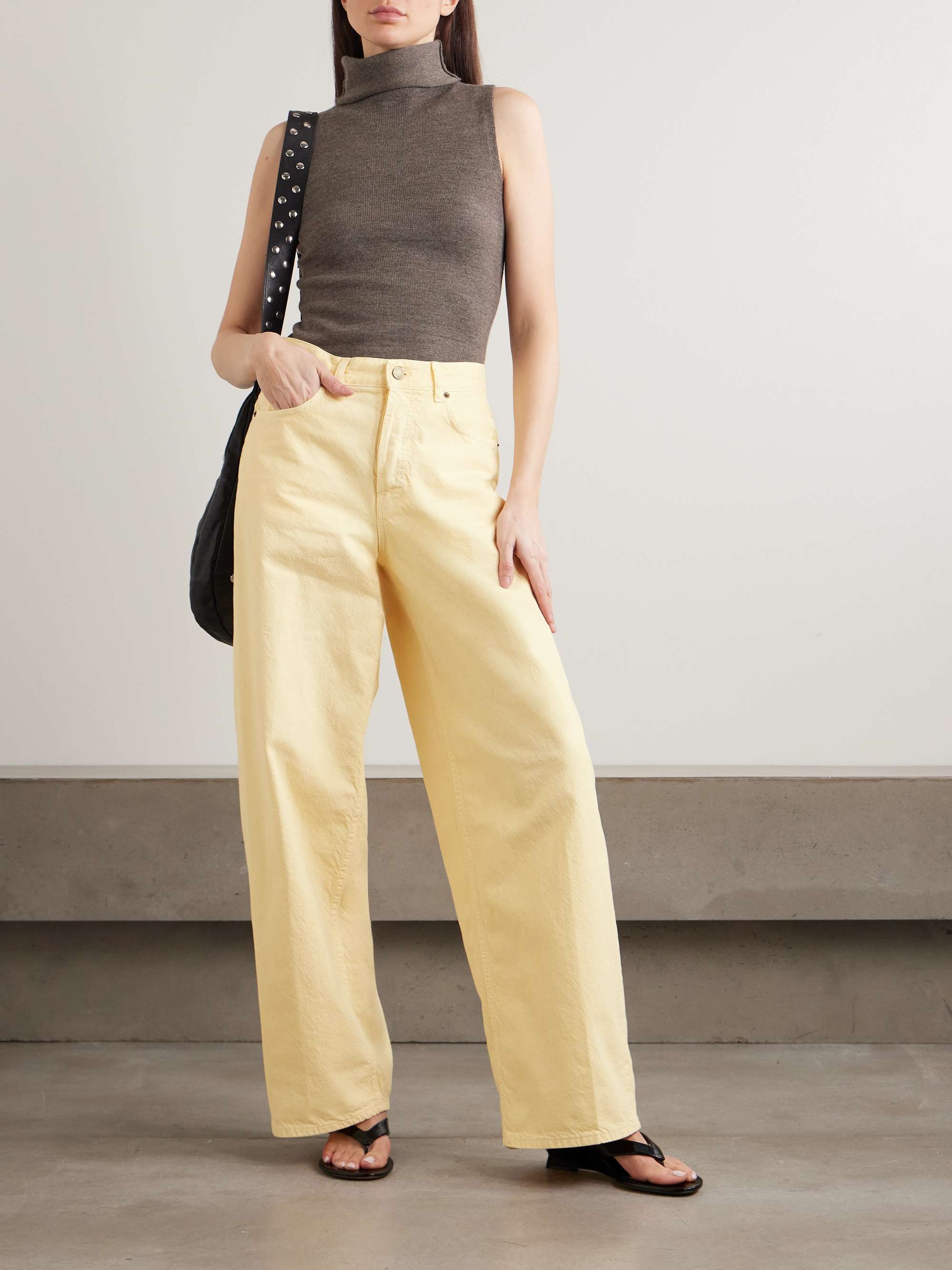 Bethany Mid-Rise Wide-Leg Jeans