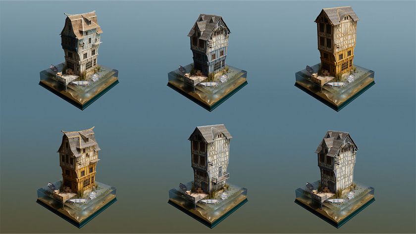 Screenshot of a 3D model from a 3D diorama-building game called Outside the Blocks