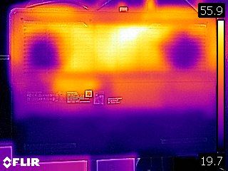 Lenovo Legion Pro 5i (Gen 8) Thermal image