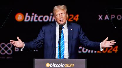 Candidate Donald Trump speaks at Bitcoin conference in 2024