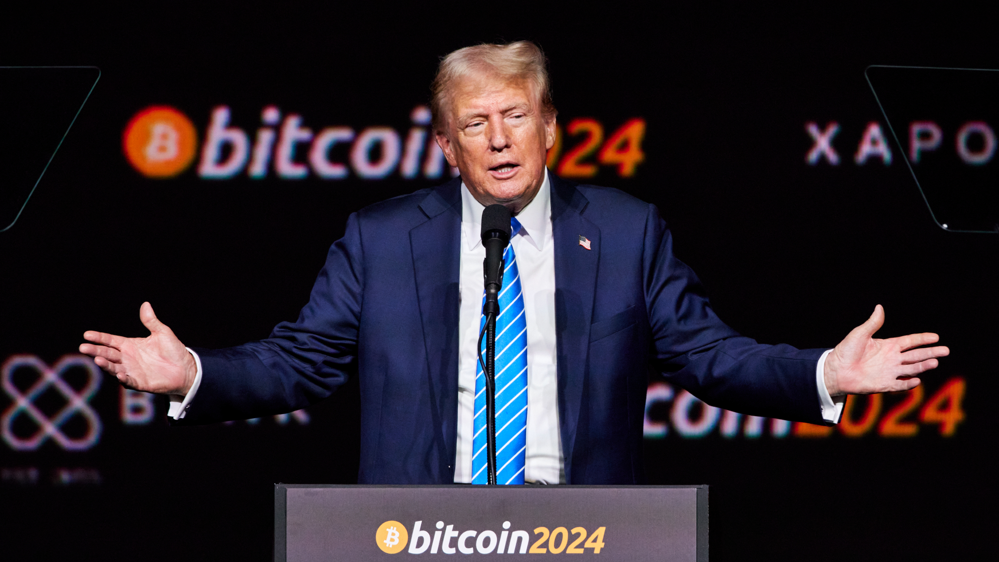 Candidate Donald Trump speaks at Bitcoin conference in 2024
