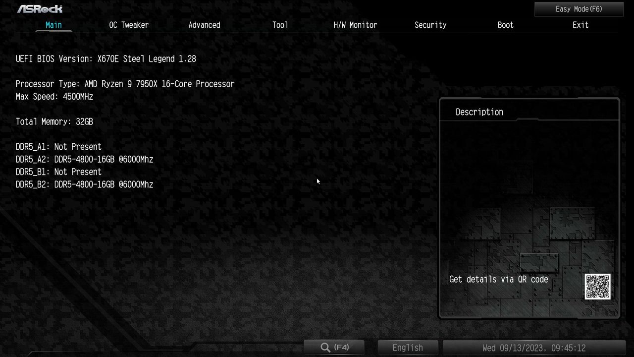 ASRock X670E Steel Legend Wi-Fi