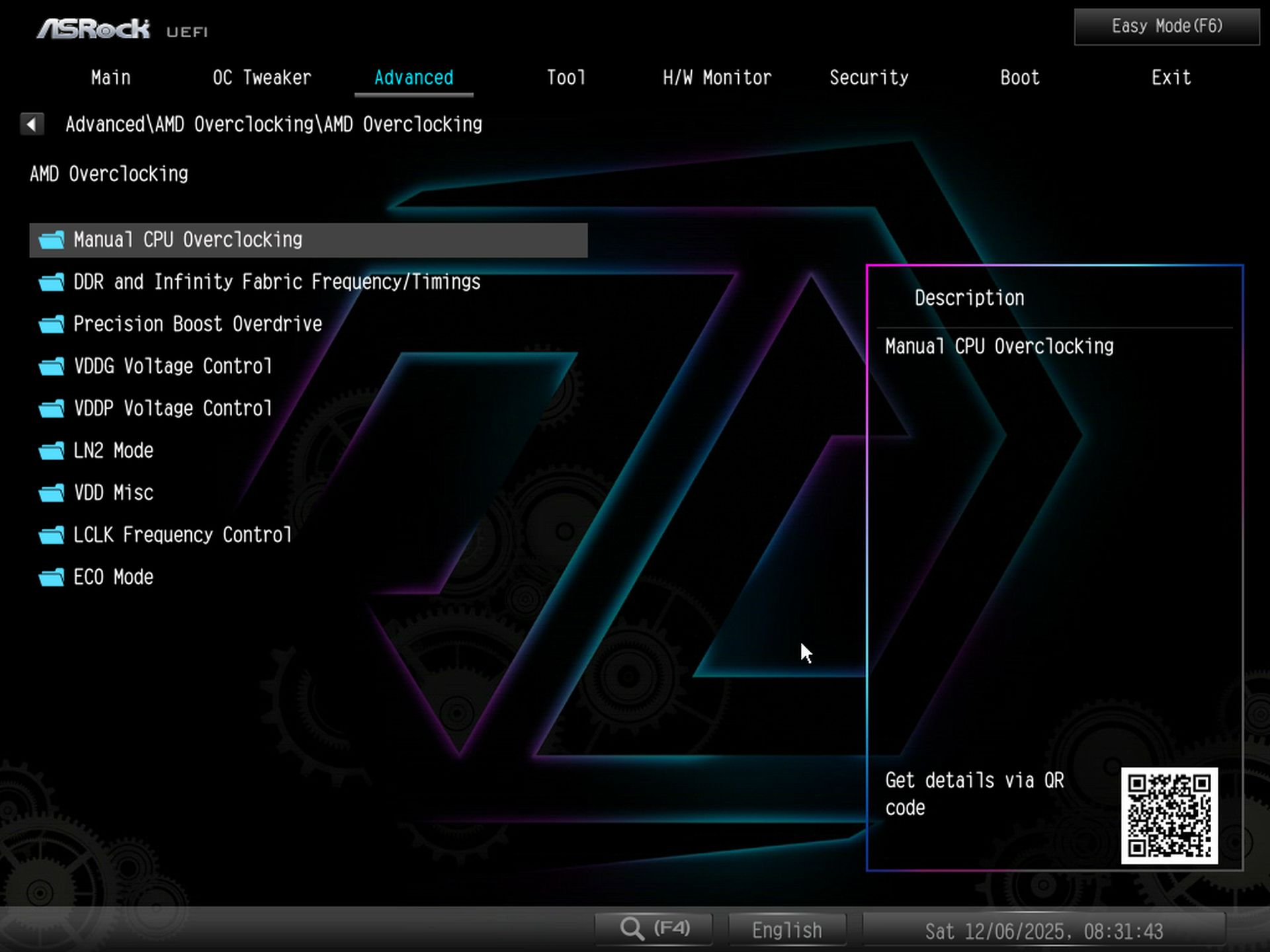 ASRock X870 Taichi Creator - BIOS