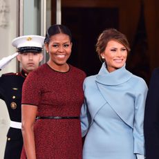 The Trumps and the Obamas on Inauguration Day