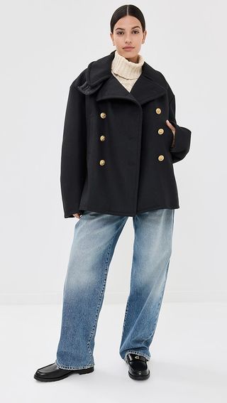 Denimist Oversized Peacoat