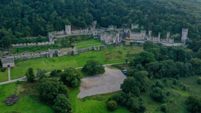 A general view of Castell Gwyrch on August 14, 2020 in Abergele, Wales