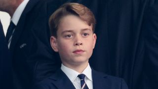 Prince George of Wales during the UEFA EURO 2024 final match between Spain and England at Olympiastadion on July 14, 2024