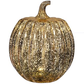 gold glitter pumpkin