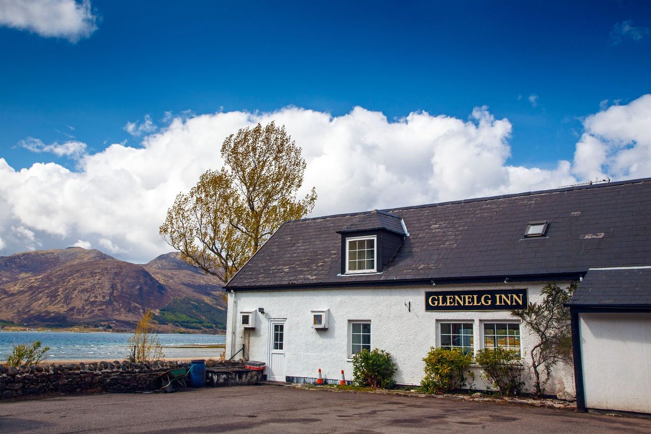 &#039;In the dining room of the Glenelg, Chris confined himself to making occasional appearances in the nude.&#039; The Glenelg Inn, Lochalsh, Highlands.