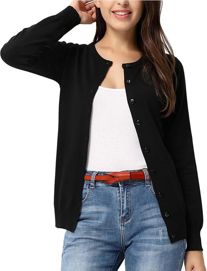 GRACE KARIN, Black Cardigan