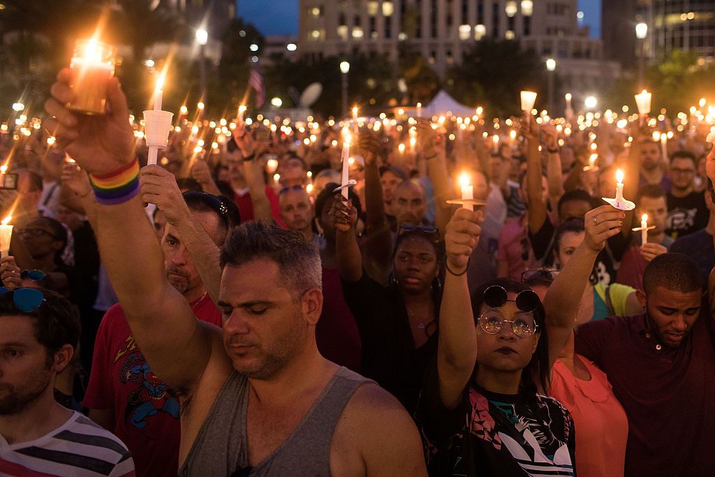 Memorial for gun violence victims.