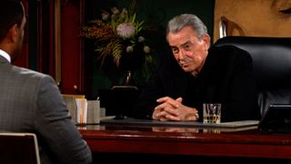 Eric Braeden as Victor Newman in his office in The Young and the Restless