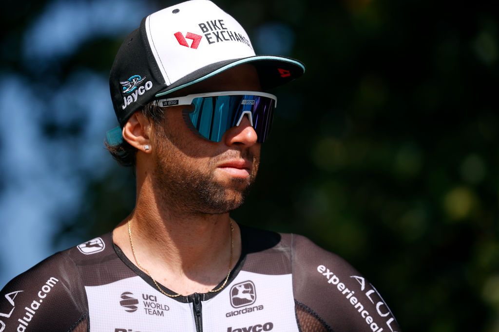 LE CREUSOT FRANCE JULY 02 Michael Matthews of Australia and Team BikeExchange at start during the 108th Tour de France 2021 Stage 7 a 2491km km stage from Vierzon to Le Creusot 369m LeTour TDF2021 on July 02 2021 in Le Creusot France Photo by Chris GraythenGetty Images