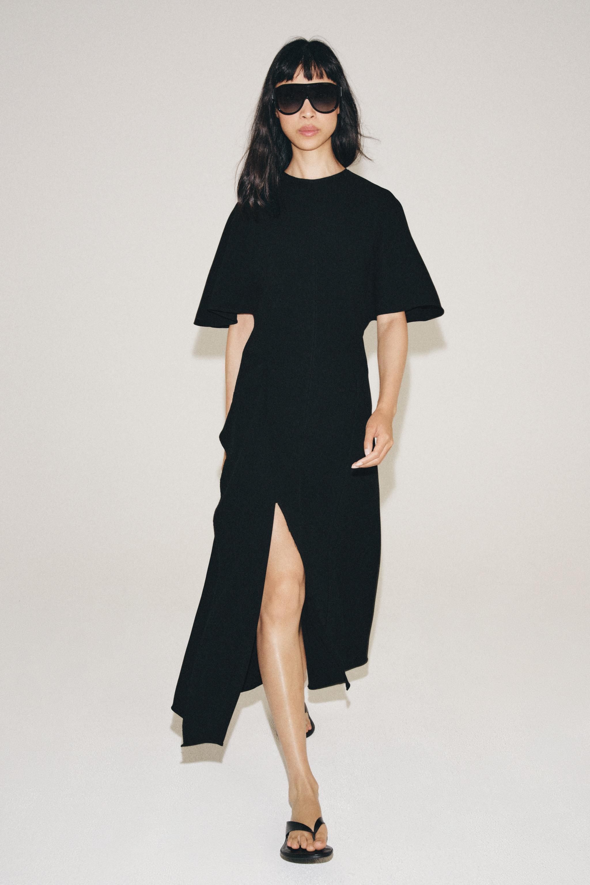 Zw Collection Midi Dress - Black - Xs