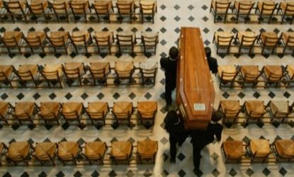 Attending ones own funeral is the stuff of movies and nightmares