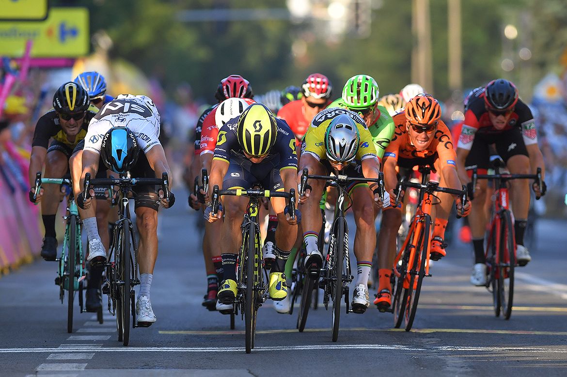 The sprint to the line