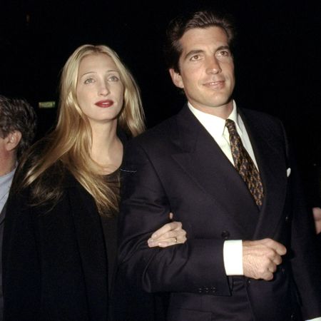 Carolyn Bessette Kennedy and John F. Kennedy Jr. attend a formal event in NYC