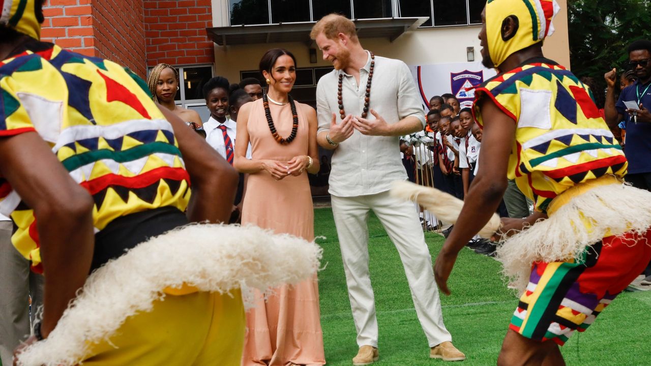 Prince Harry and Meghan Markle in Nigeria