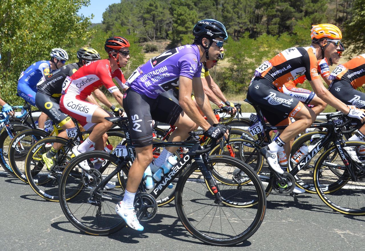 Mikel Landa (Team Sky) in the bunch