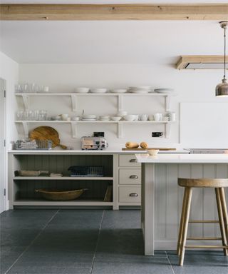 Slate kitchen flooring