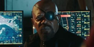 Nick Fury in Spider-Man: Far From Home