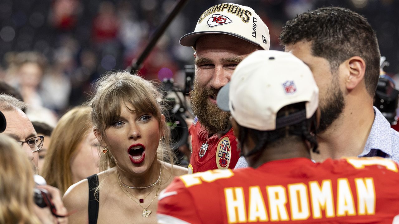 Taylor Swift at the 2024 Super Bowl