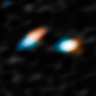 Data from the ALMA telescope array helped scientists realize that the twin stars of the HK Tauri system created a misalignment in their protoplanetary disks.