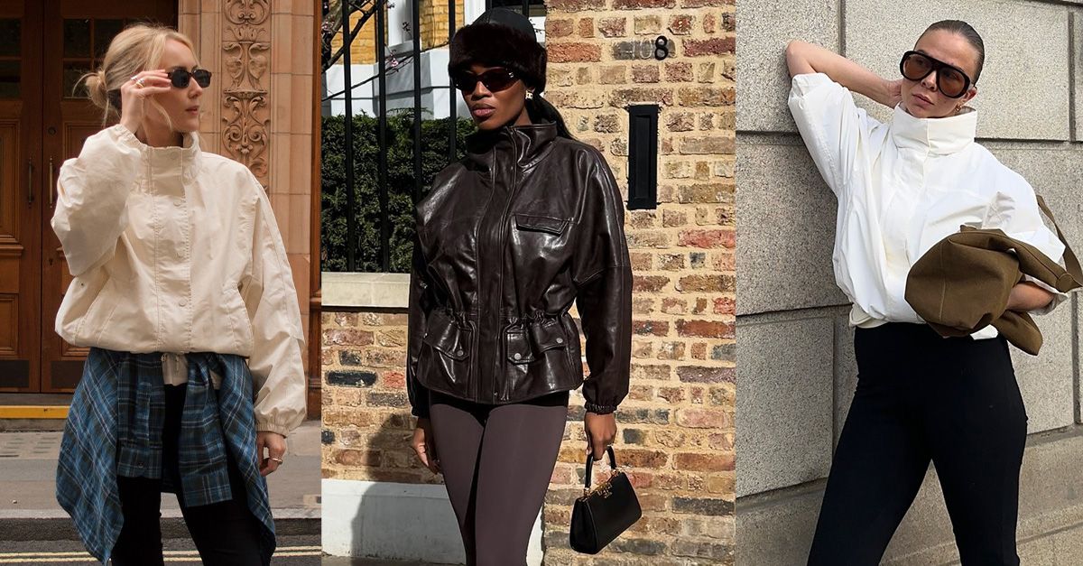Forget Fleeces and Hoodies—This Is the It-Girl Jacket to Wear With Plain Leggings