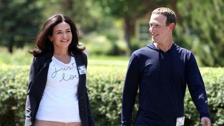 Sheryl Sandberg and Mark Zuckerberg