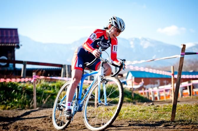 Japan national Cyclo-cross champion, Sakiko Miyauchi (Club Viento)