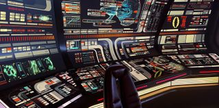 And if you thought the outside of the USS Titan was gorgeous, you should meet the interior designer…