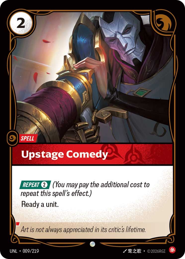 Riftbound Jhin card showing the character holding a rocket launcher