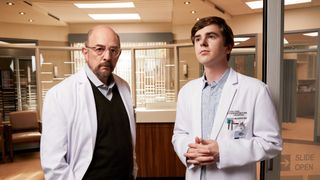 Richard Schiff and Freddie Highmore in The Good Doctor