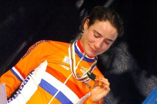 Marianne Vos finds little consolation with another silver medal