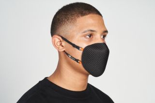 Man wearing facemask by Masuku