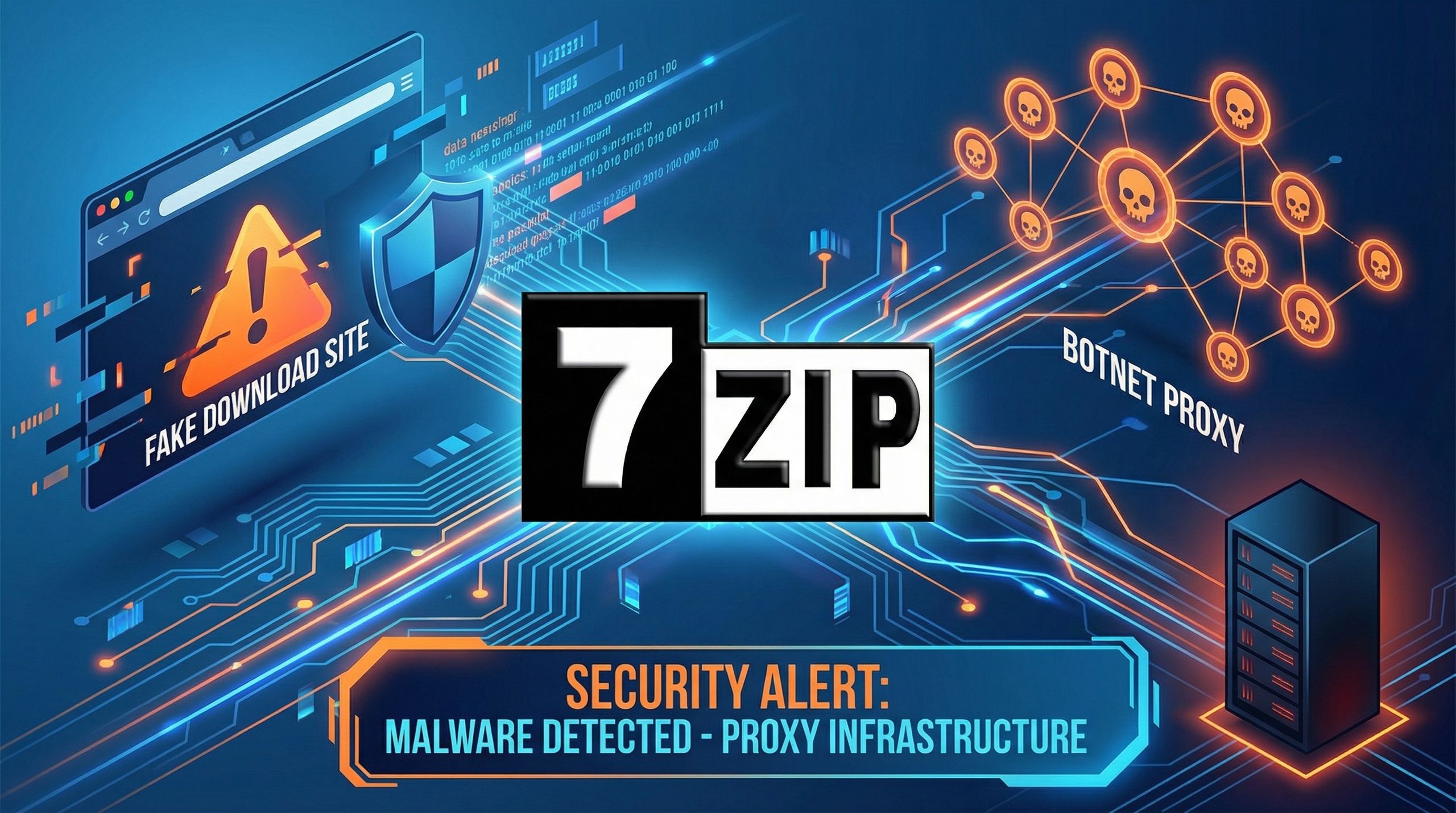 Fake 7‑Zip download infects PCs with proxy‑building malware