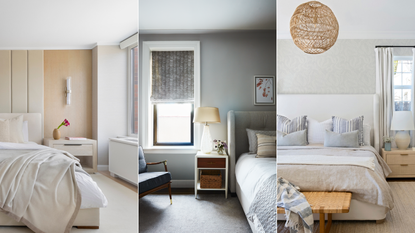 three timeless bedrooms, side by side
