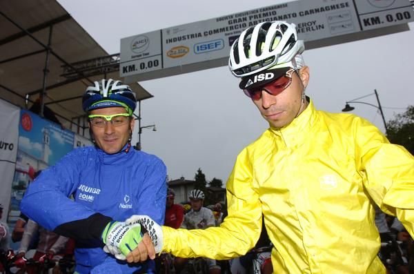 Basso and Visconti at the start