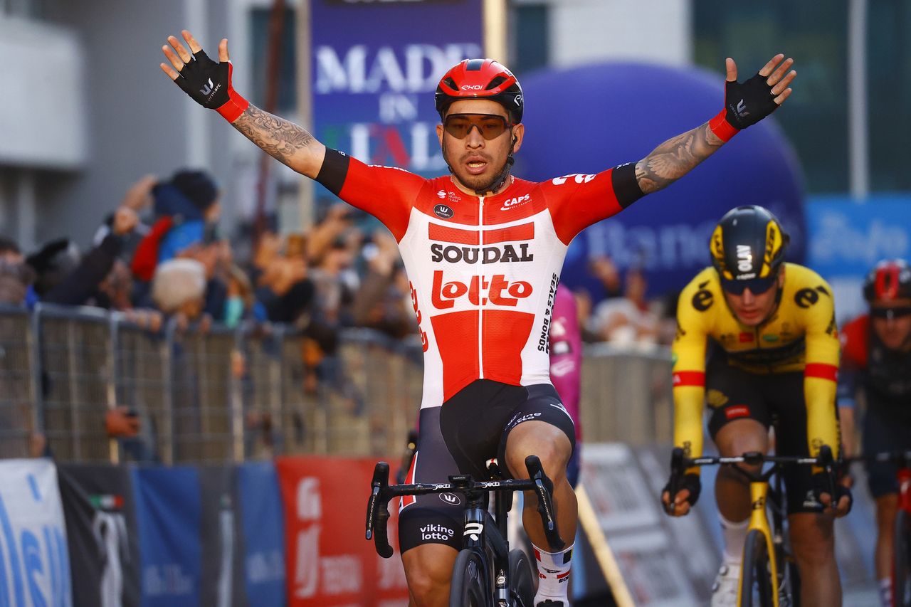Tirreno Adriatico 2022 - 57th Edition - 3rd stage Murlo - Terni 170 km - 09/03/2022 - Caleb Ewan (AUS - Lotto Soudal) - photo Luca Bettini/SprintCyclingAgency&Acirc;&copy;2022