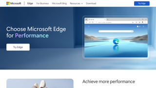 Website screenshot for Microsoft Edge