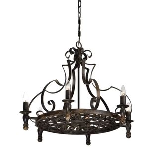 wrought iron chandelier from etsy