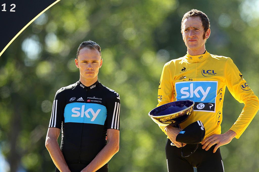 during the twentieth and final stage of the 2012 Tour de France, from Rambouillet to the Champs-Elysees on July 22, 2012 in Paris, France.
