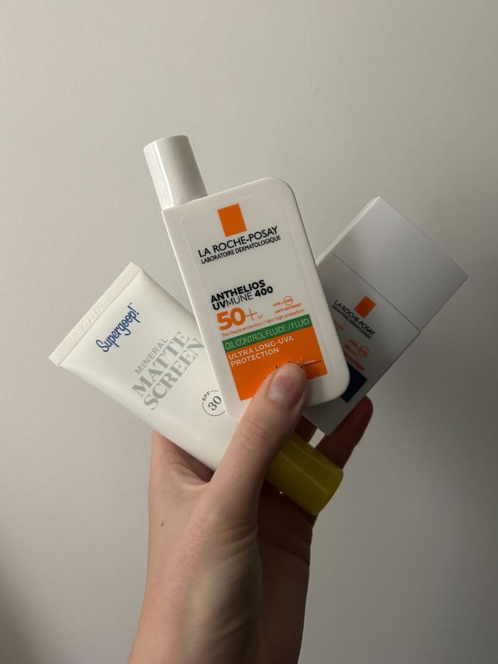 Junior beauty editor, Grace Lindsay, testing the best suncreams for oily skin